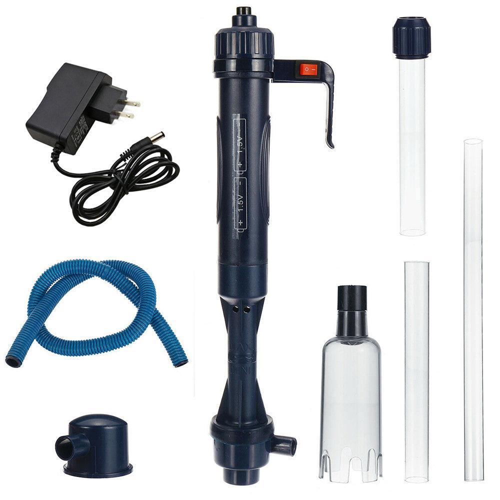 Aquarium Wizard: Electric Water Siphon & Cleaning Pump - Dog Hugs Cat