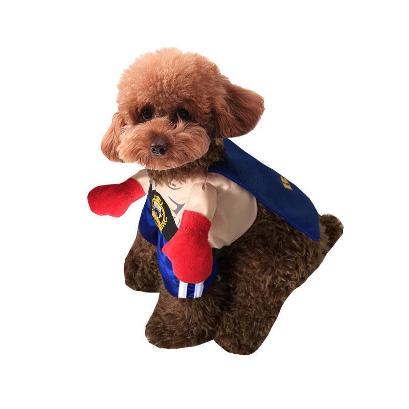 Boxer Brawler Halloween Dog Costume - Dog Hugs Cat
