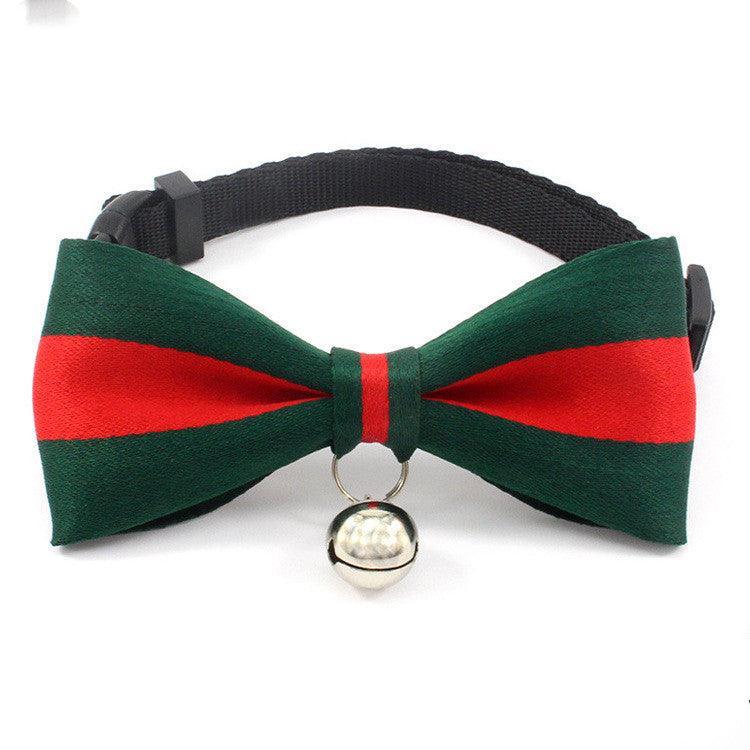 British Monochrome Nylon Cat Bell Collar - Dog Hugs Cat