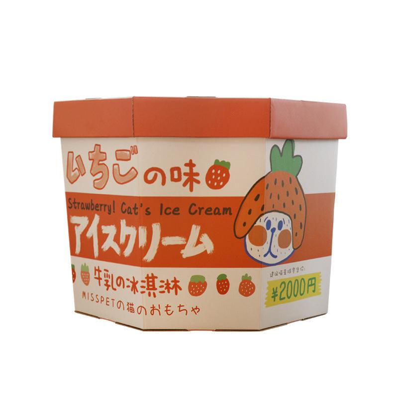 Amusement Park Scratcher Cat Litter Corrugated Paper - Dog Hugs Cat