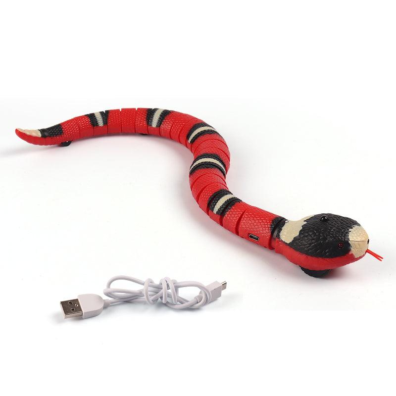 Smart Sensing Interactive Cat Toys Automatic Eletronic Snake Cat Teasering Play Usb Rechargeable Kitten Toys For Cats Dogs Pet - Dog Hugs Cat