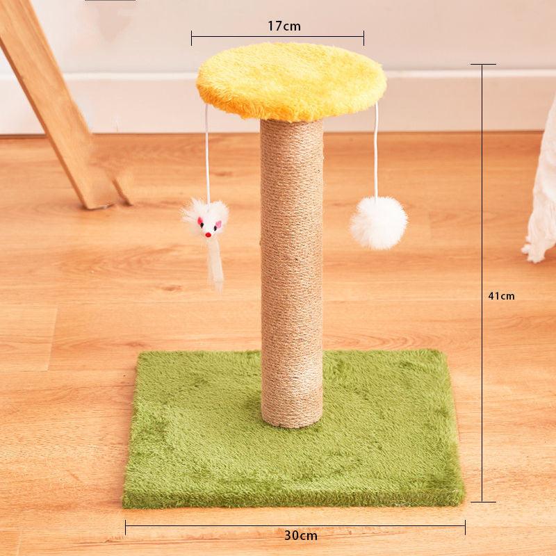 Cat Scratcher Sisal Vertical Durable Non-Dandruff Anti-Scratch Toy Cat Supplies - Dog Hugs Cat