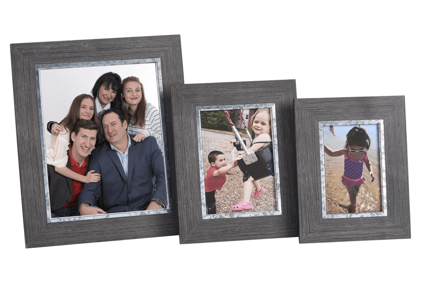 Weathered Grey Distressed Wood 4X6 Photo Frame