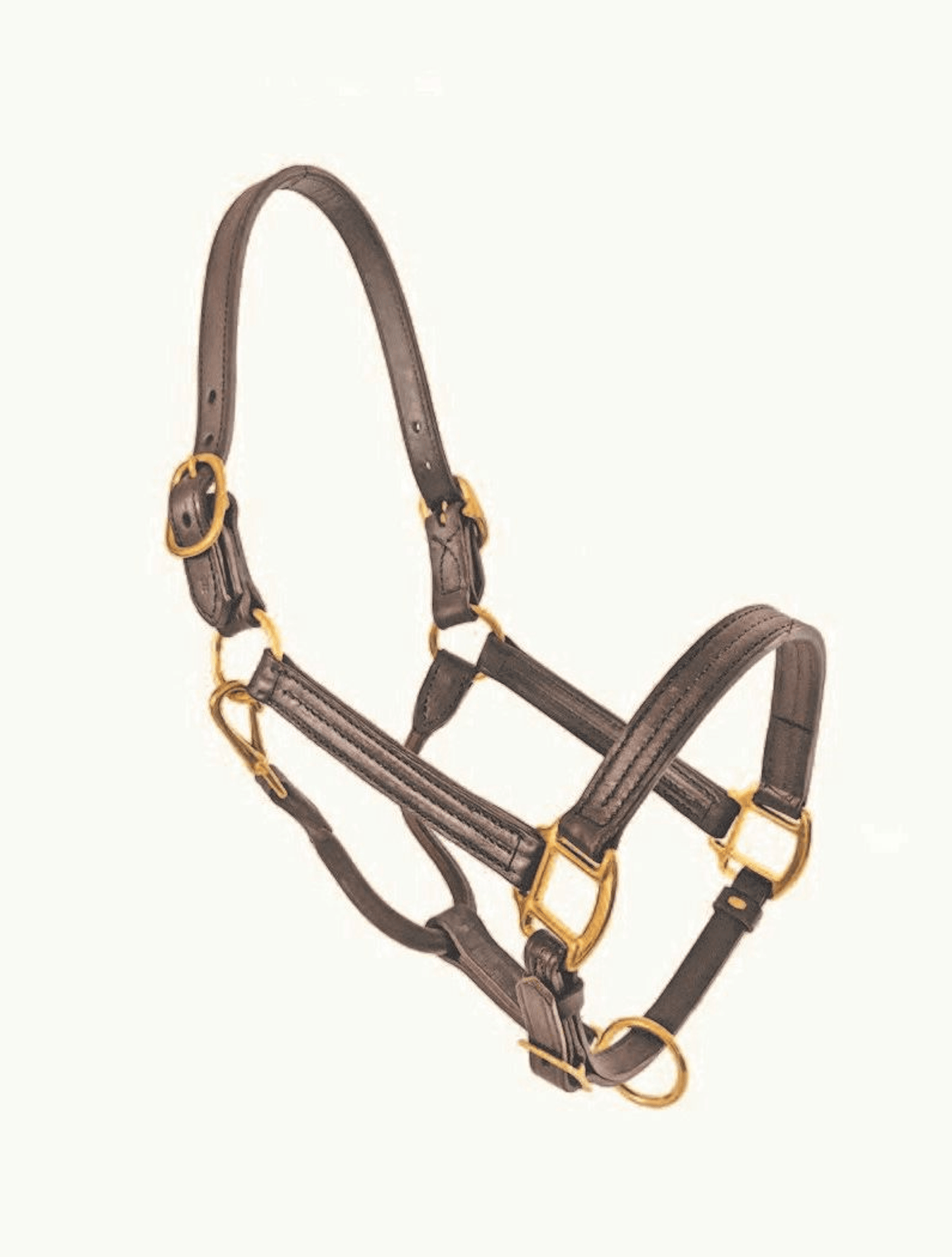 1" Adjustable Track Halter with Solid Brass Hardware