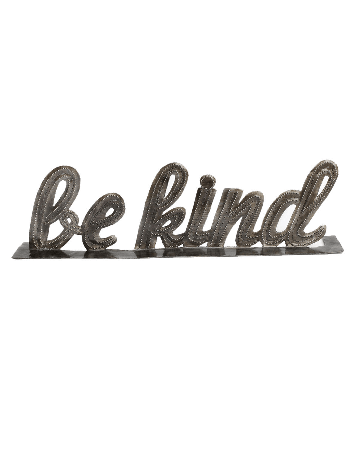 Be Kind Handcrafted Metal Art Sculpture