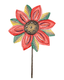 Madilyn Handcrafted Recycled Metal Flower Garden Stake