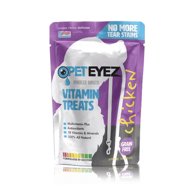 Pet Eyez Canine Vision Defence Vitamin Treats - Chicken Flavour, 35 Pack