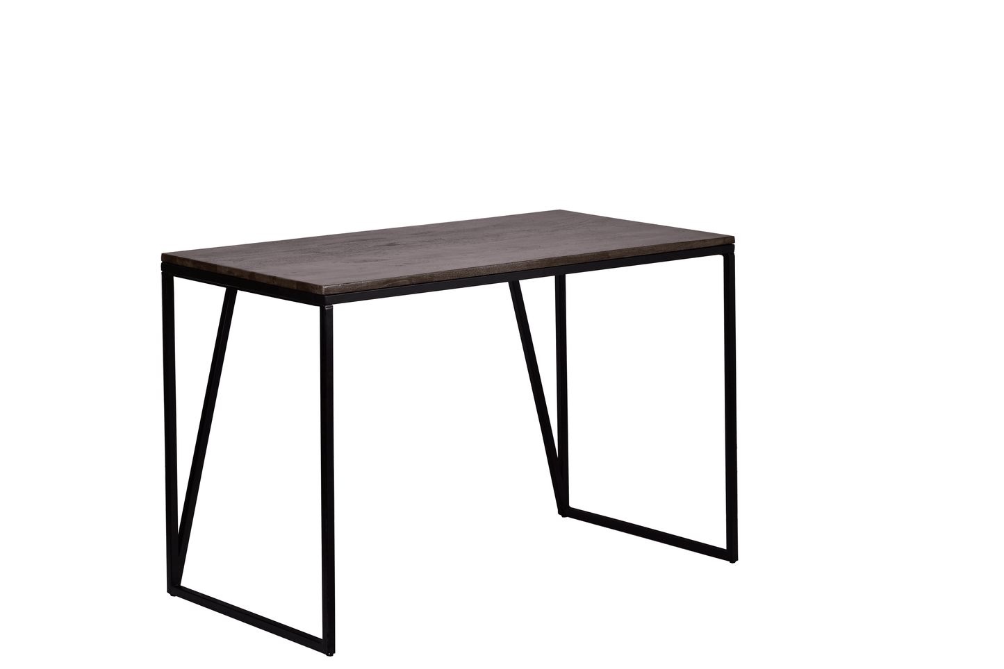 Spitiko Homes Modern Writing Desk With Wooden Surface And Metal Legs