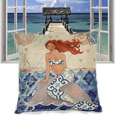 Moods Of A Mermaid Cushion Cover Set