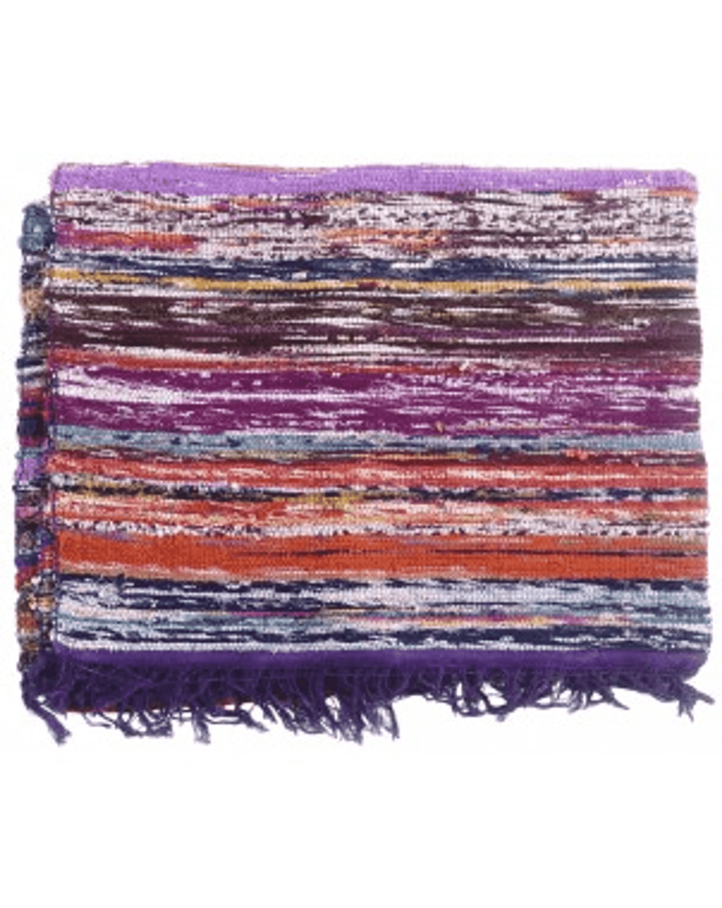 Handcrafted Recycled Fabric Rug - Assorted Colours & Sizes