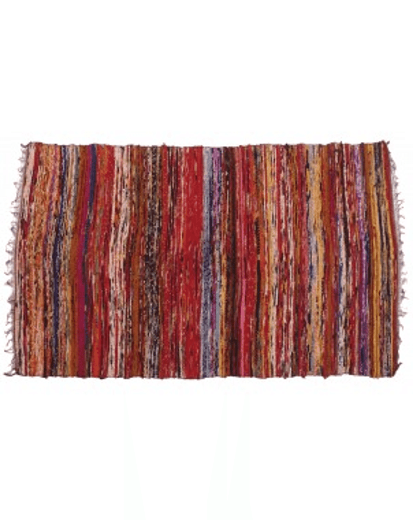 Handcrafted Recycled Fabric Rug - Assorted Colours & Sizes