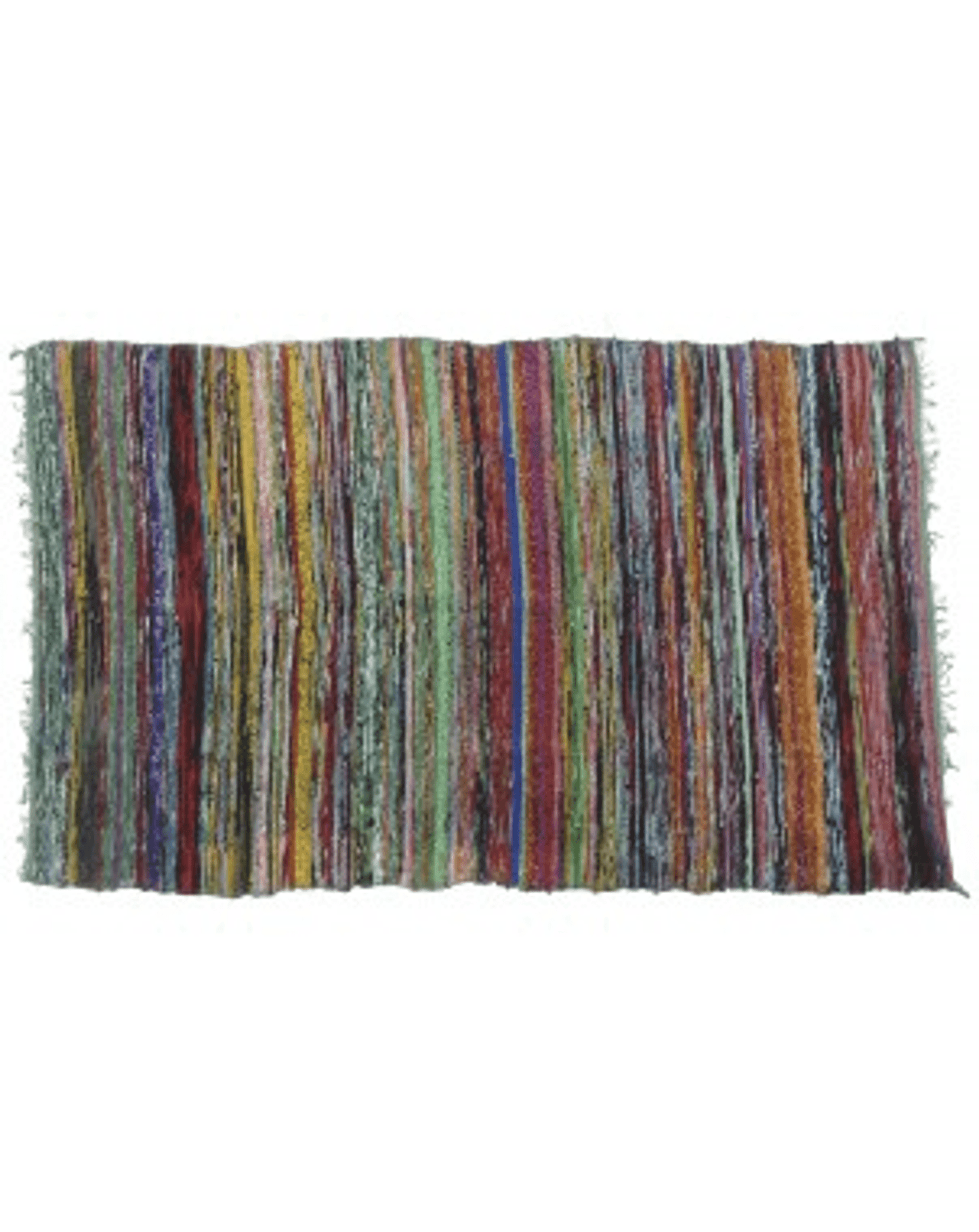 Handcrafted Recycled Fabric Rug - Assorted Colours & Sizes