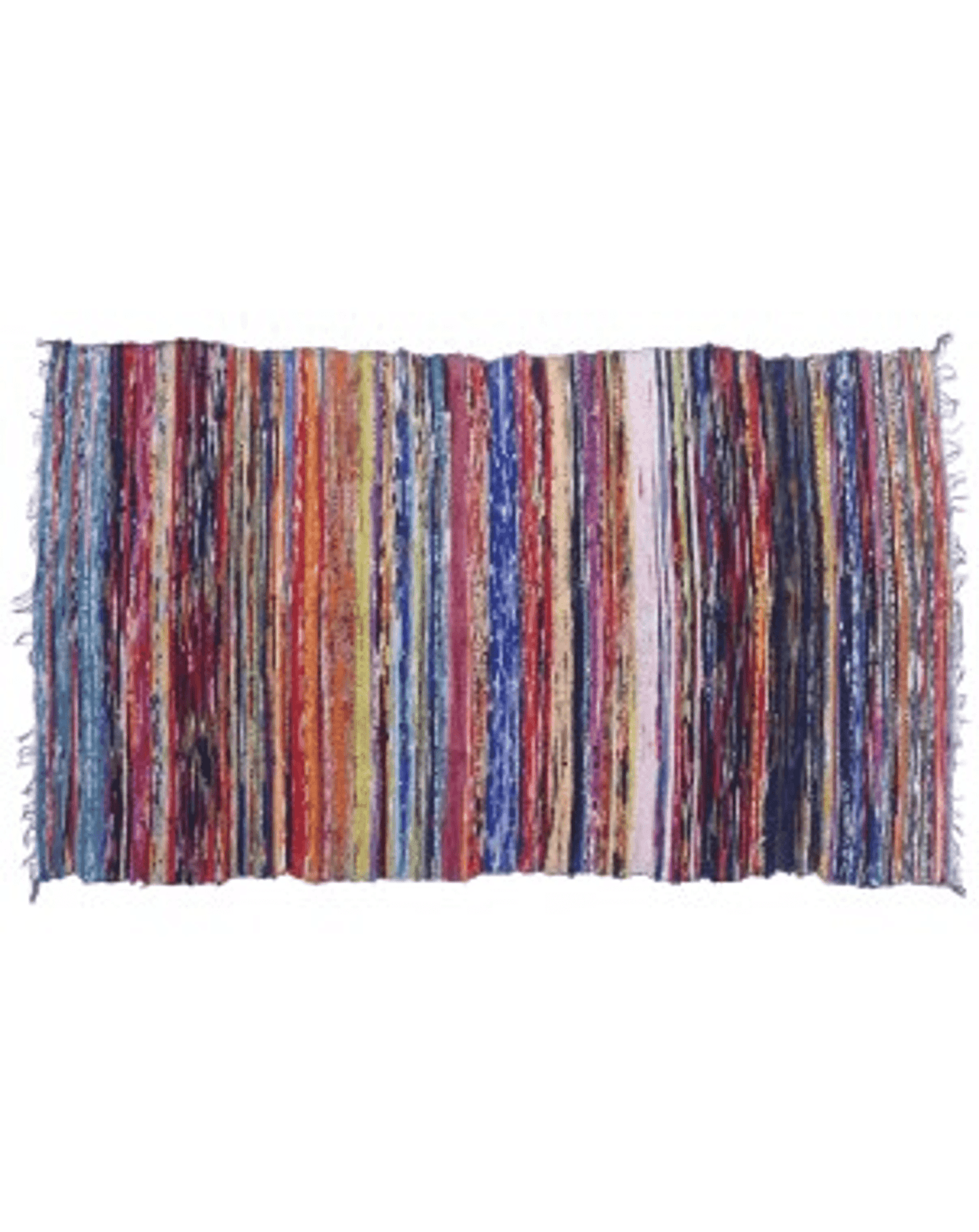 Handcrafted Recycled Fabric Rug - Assorted Colours & Sizes