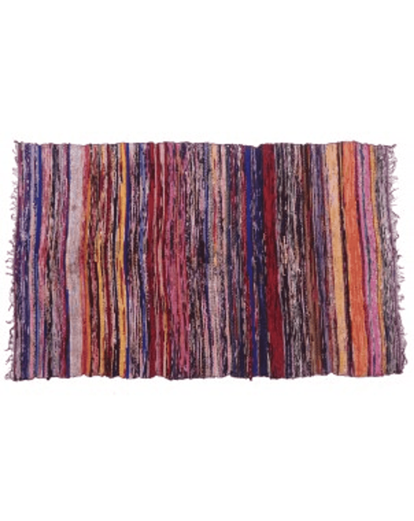 Handcrafted Recycled Fabric Rug - Assorted Colours & Sizes