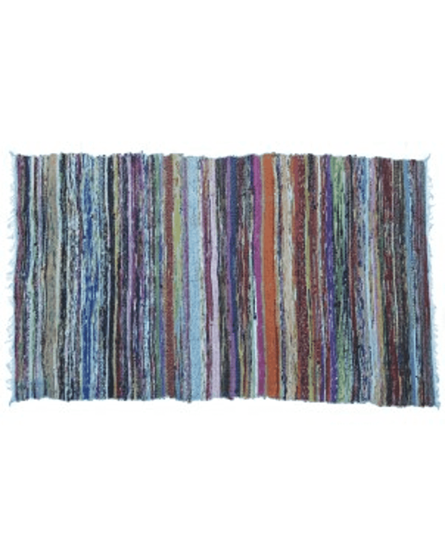 Handcrafted Recycled Fabric Rug - Assorted Colours & Sizes