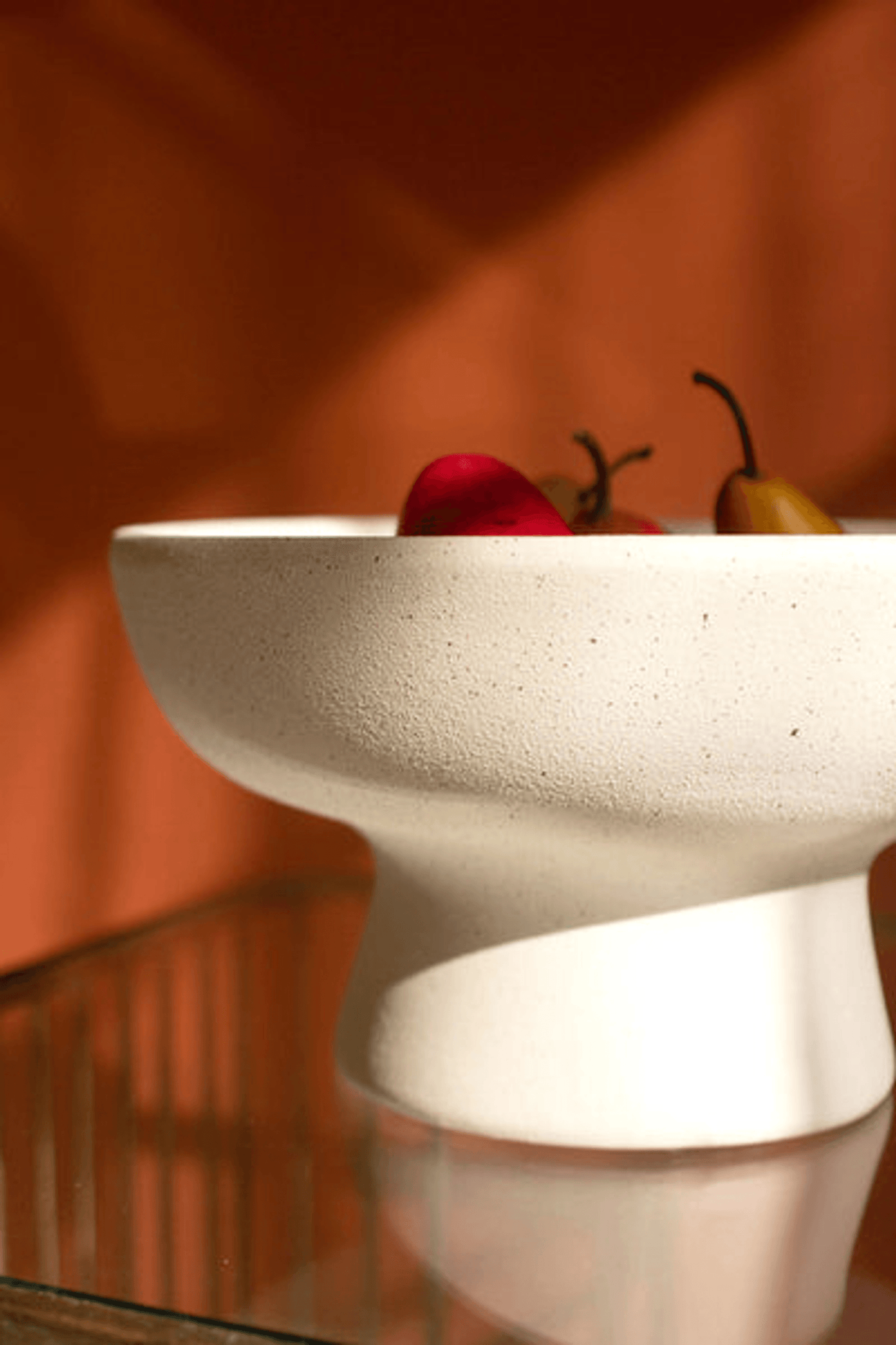 Elegant Short Ceramic Compote