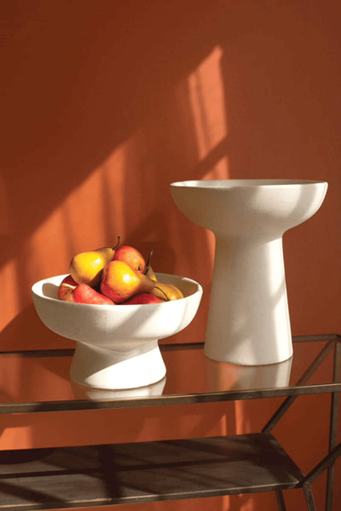 Elegant Short Ceramic Compote