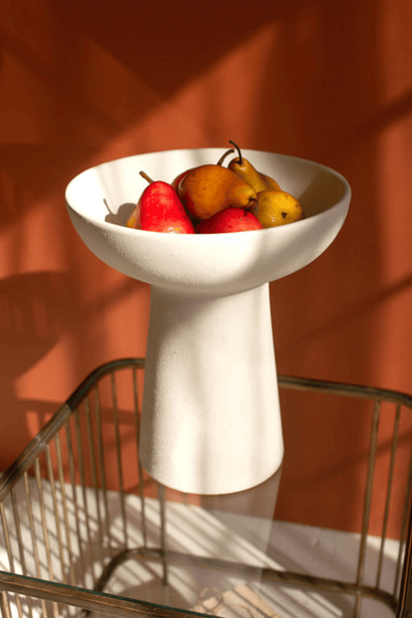 Elegant Short Ceramic Compote