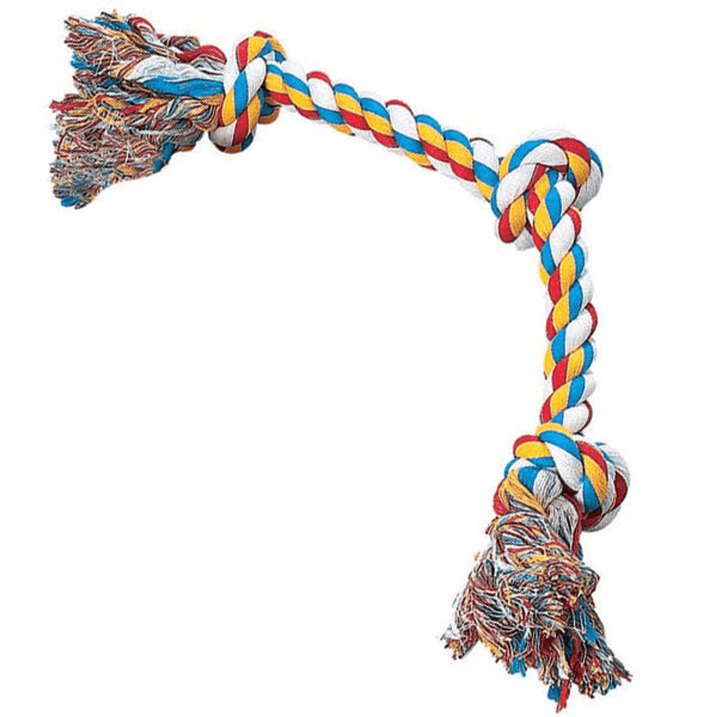 ZA 10-Inch Durable Rope Bone Toy for Pets