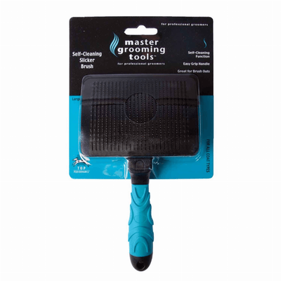 MGT Large Blue Self-Cleaning Slicker Brush