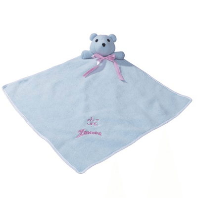 ZA Snuggle Bear Blue Blanket