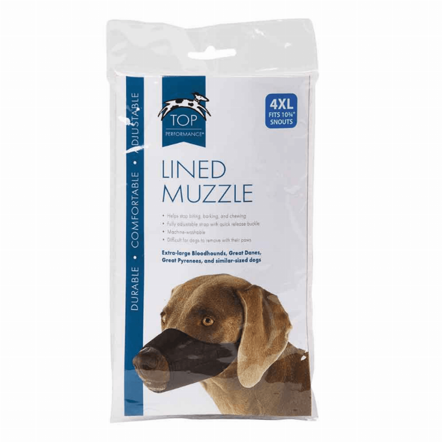 TP Lined Nylon Muzzle 5XL for 10.25 Inch Snout