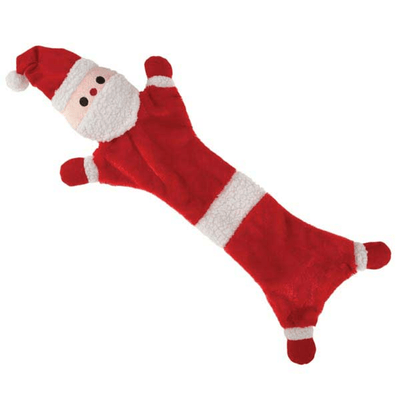 Zanies Festive Santa Plush Toy