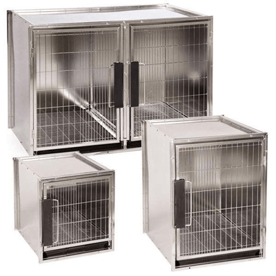 PS Stainless Steel Medium Modular Kennel Cage