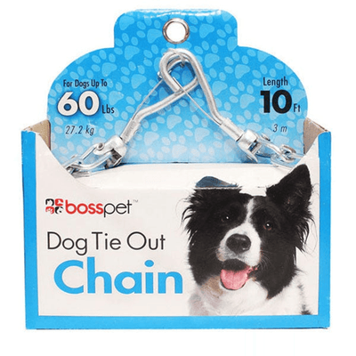 Durable 15ft Heavy-Duty Twist Chain for Large Dogs