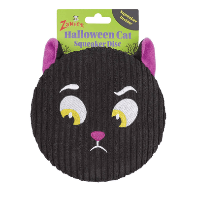 ZA Halloween Cat Squeaker Disc Toy for Playful Pets