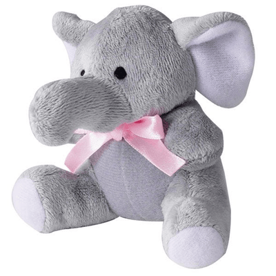 ZA Itty Bitty Teeny Elephant 3.5-Inch Plush Dog Toy