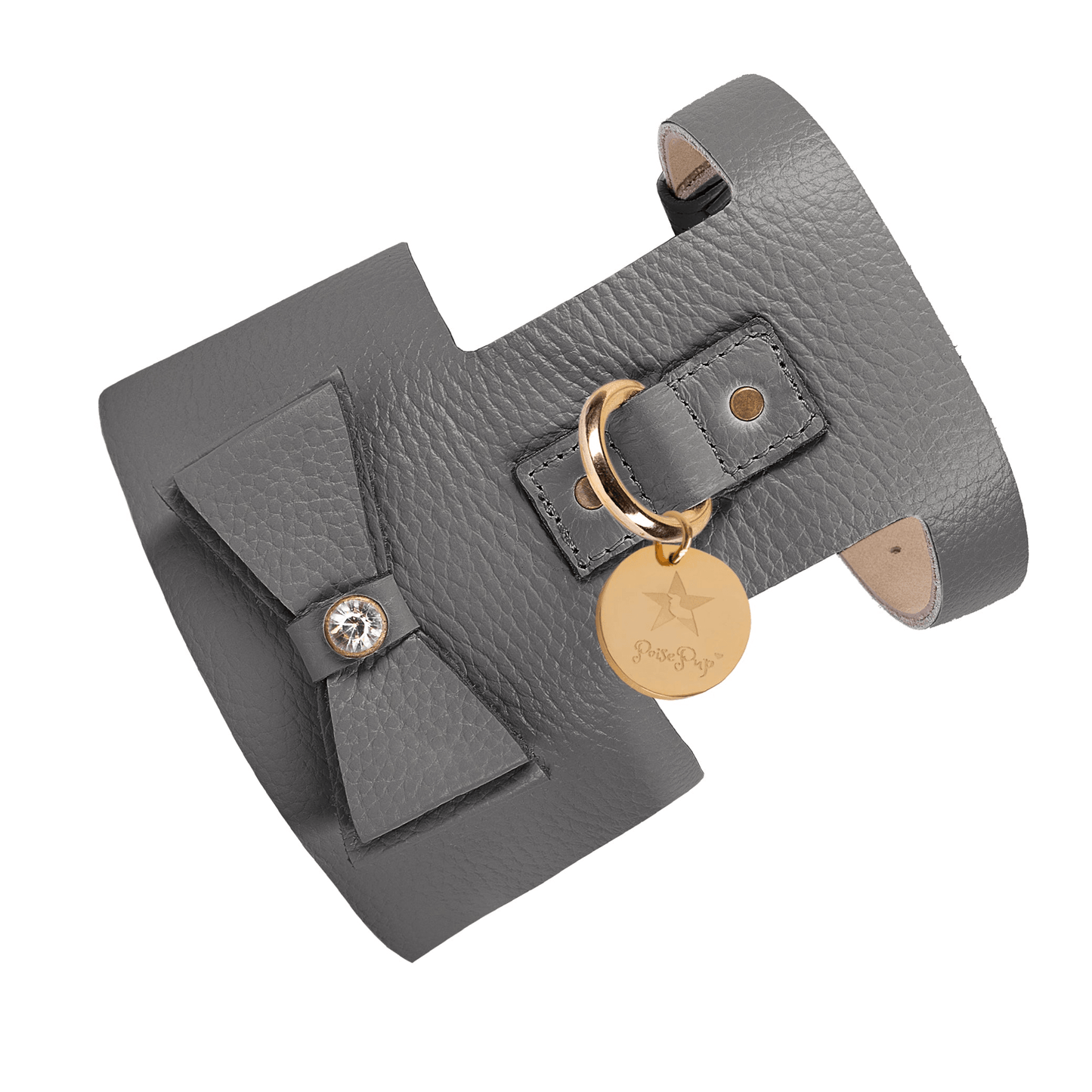 Elegantly Crafted Full-Grain Leather Dog Harness