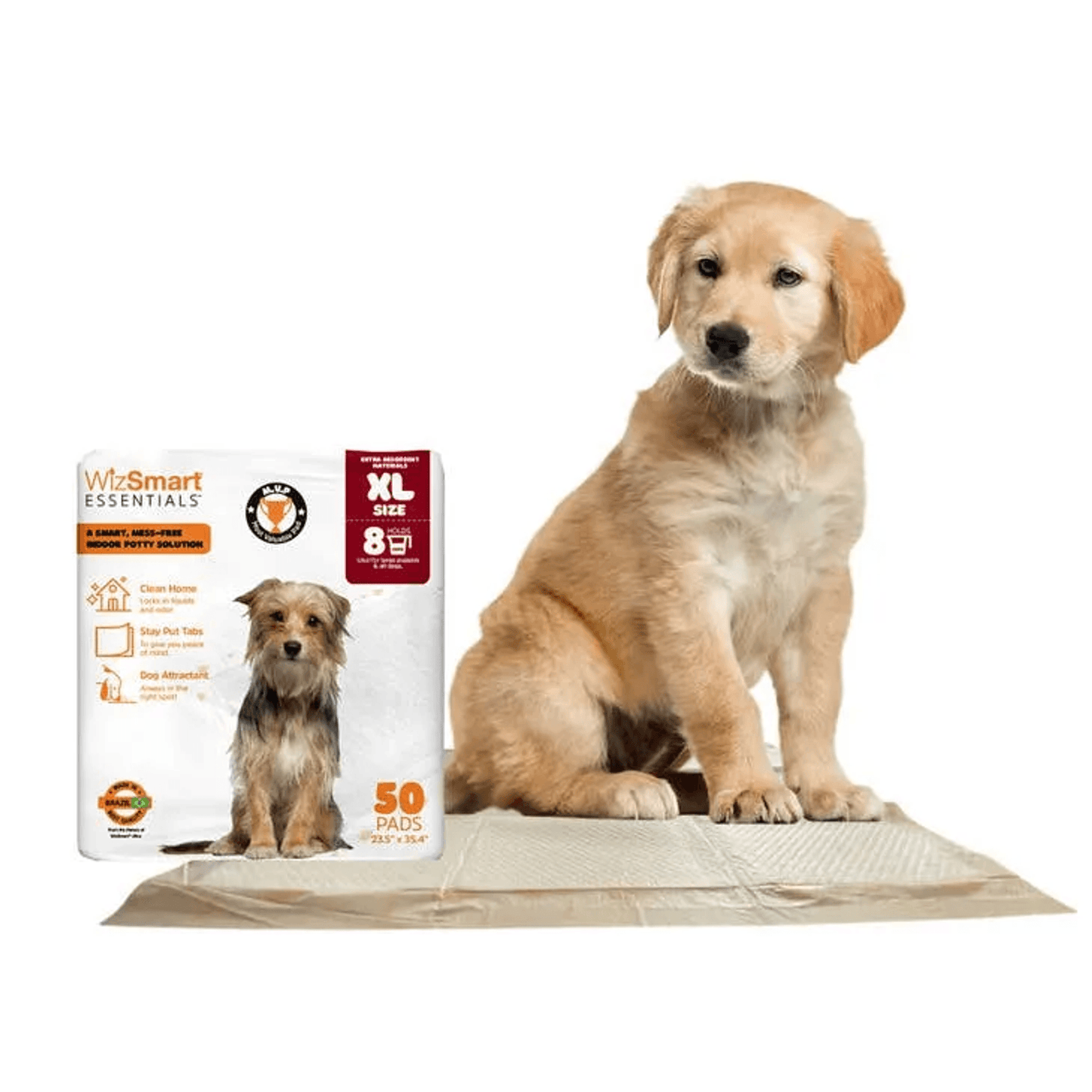 WizSmart Essentials Extra-Large Gel Absorbent Dog Pads