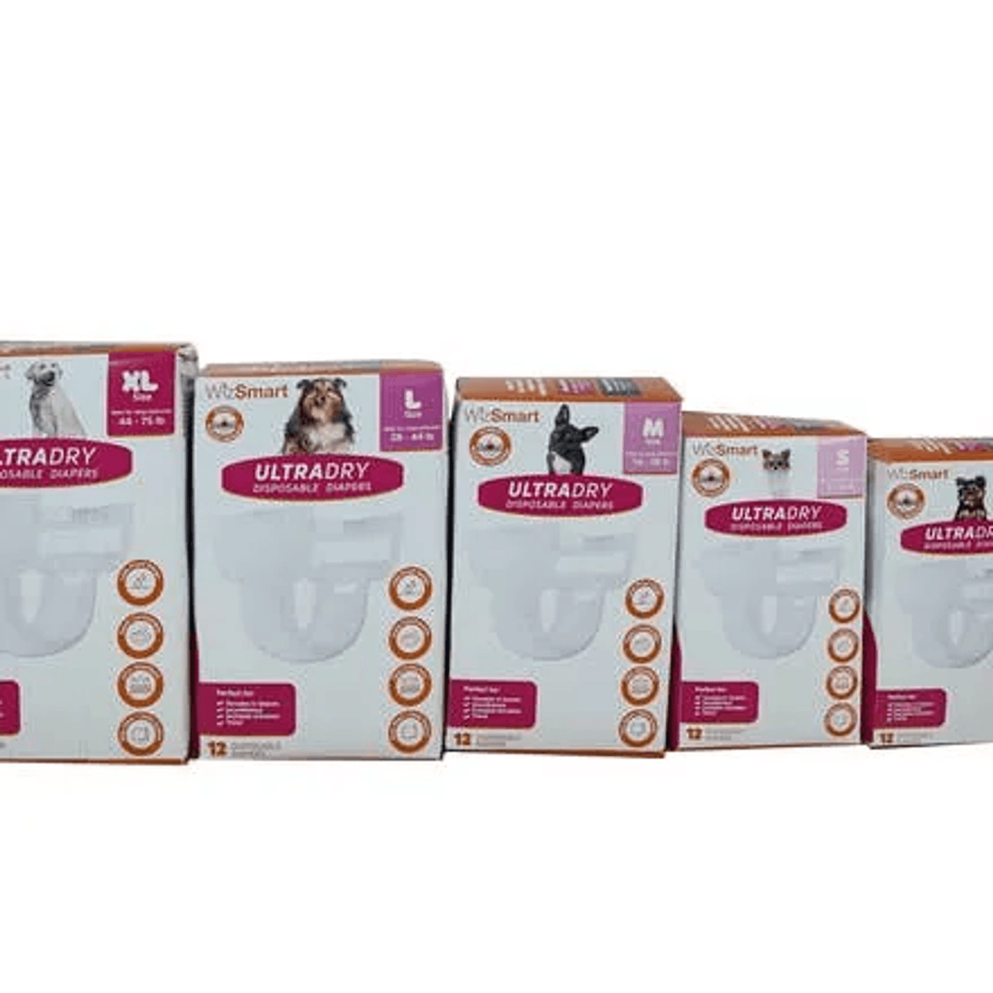 WizSmart UltraDry Disposable Dog Diapers