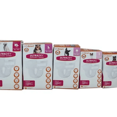 WizSmart UltraDry Disposable Dog Diapers