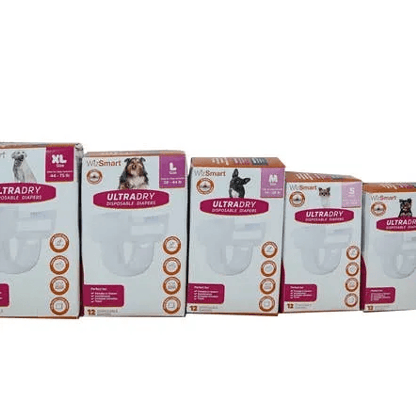 WizSmart UltraDry Disposable Dog Diapers