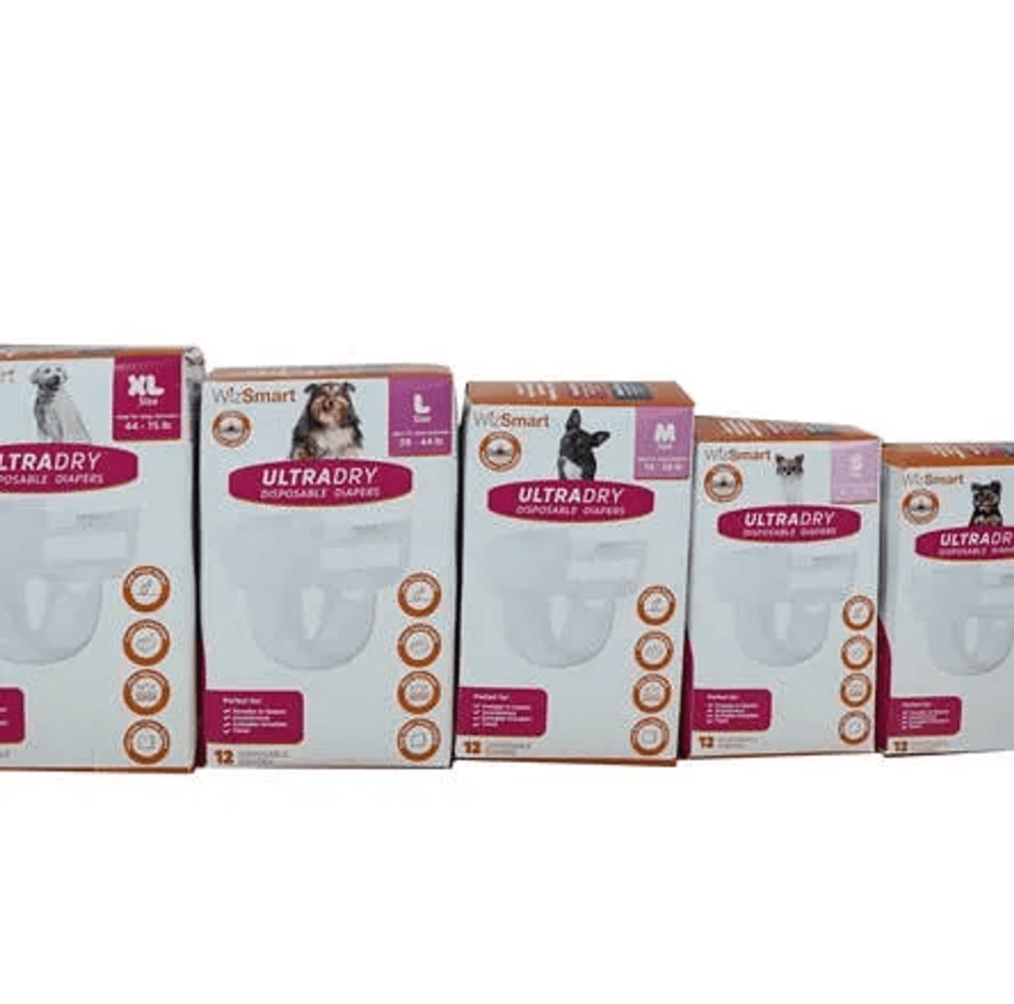 WizSmart UltraDry Disposable Dog Diapers