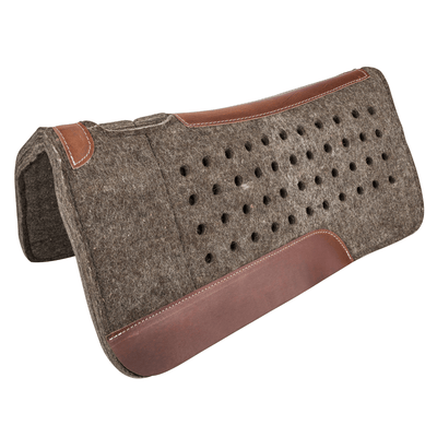 Tabelo Contoured Wool Felt Saddle Pad with Breathable Holes