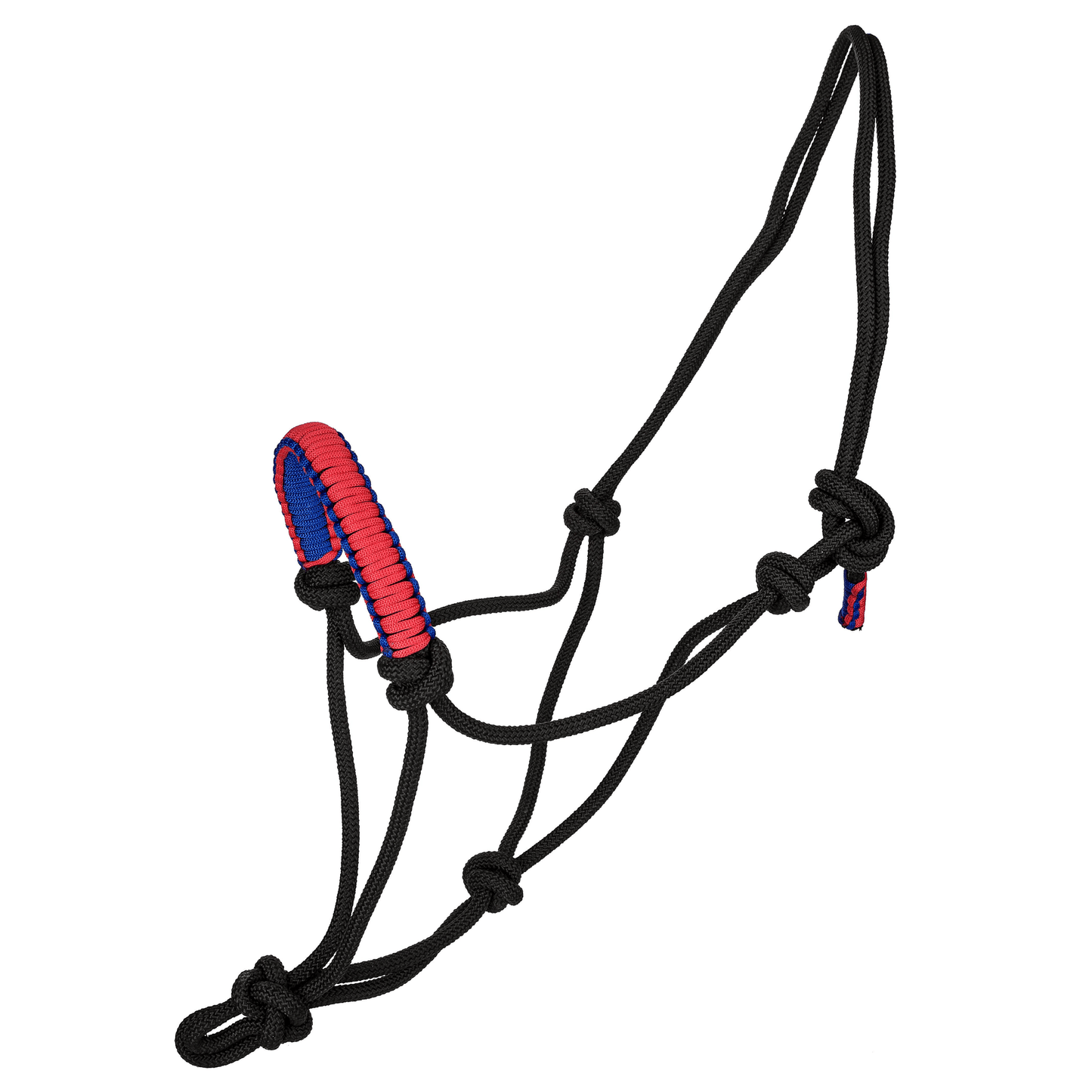 Tabelo Deluxe Adjustable Rope Halter with Braided Noseband