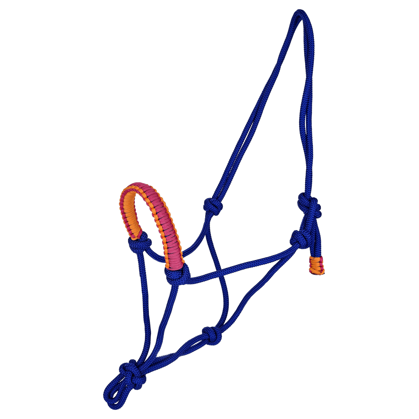 Tabelo Deluxe Adjustable Rope Halter with Braided Noseband