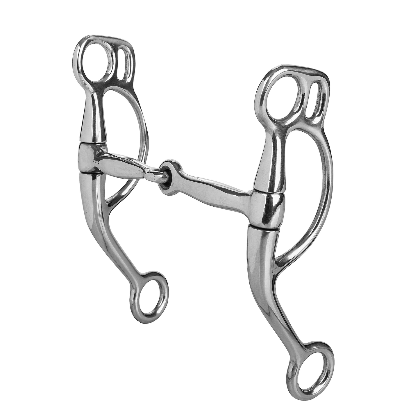 Tabelo SS Double Rein Jointed Snaffle Bit 5" Mouth