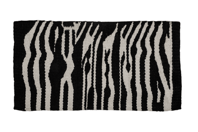 Tabelo Hand Woven Zebra Wool Show Blanket