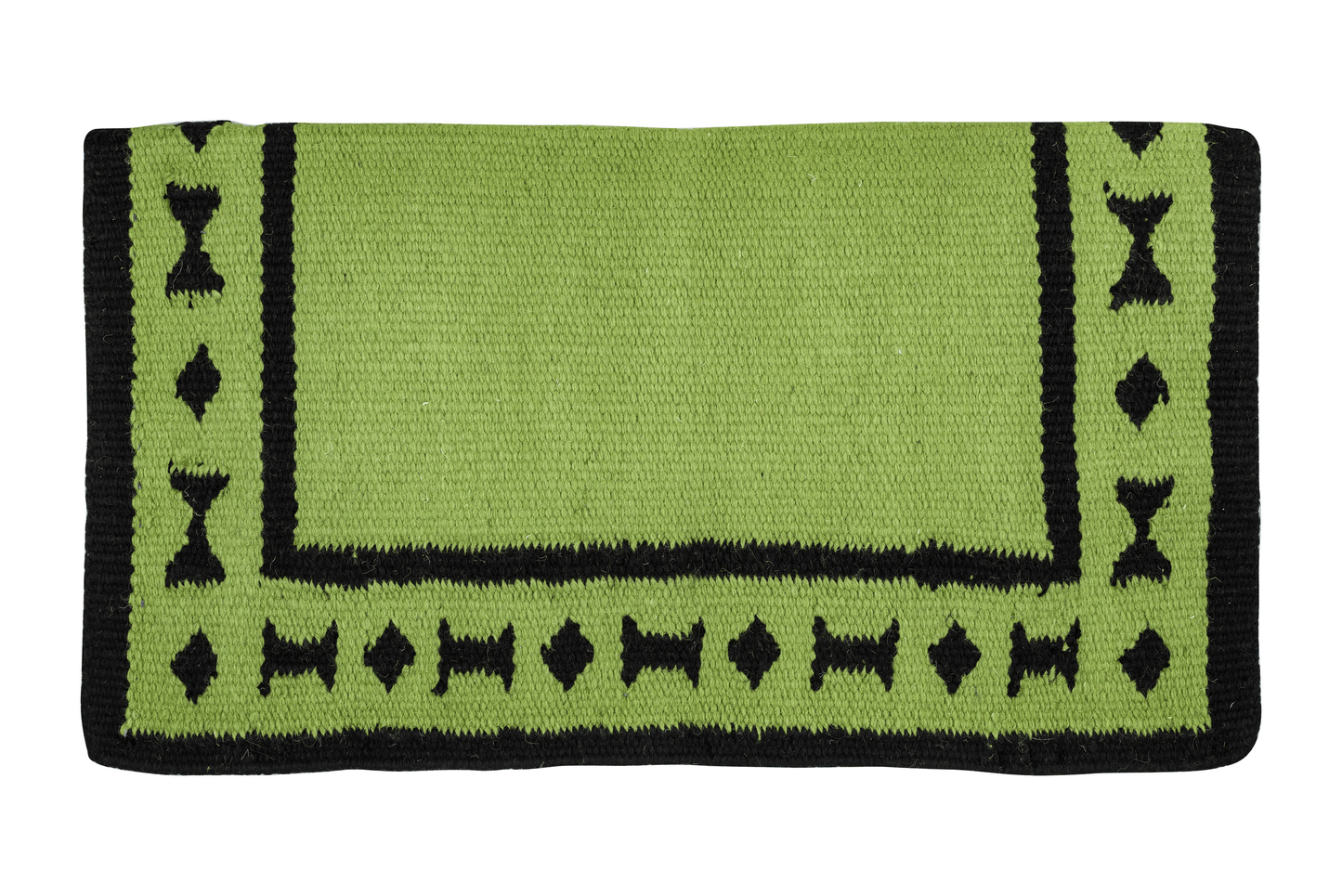 Tabelo Hand Woven Oversized Wool Show Blanket with Border Design