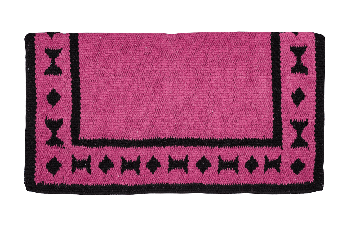 Tabelo Hand Woven Oversized Wool Show Blanket with Border Design