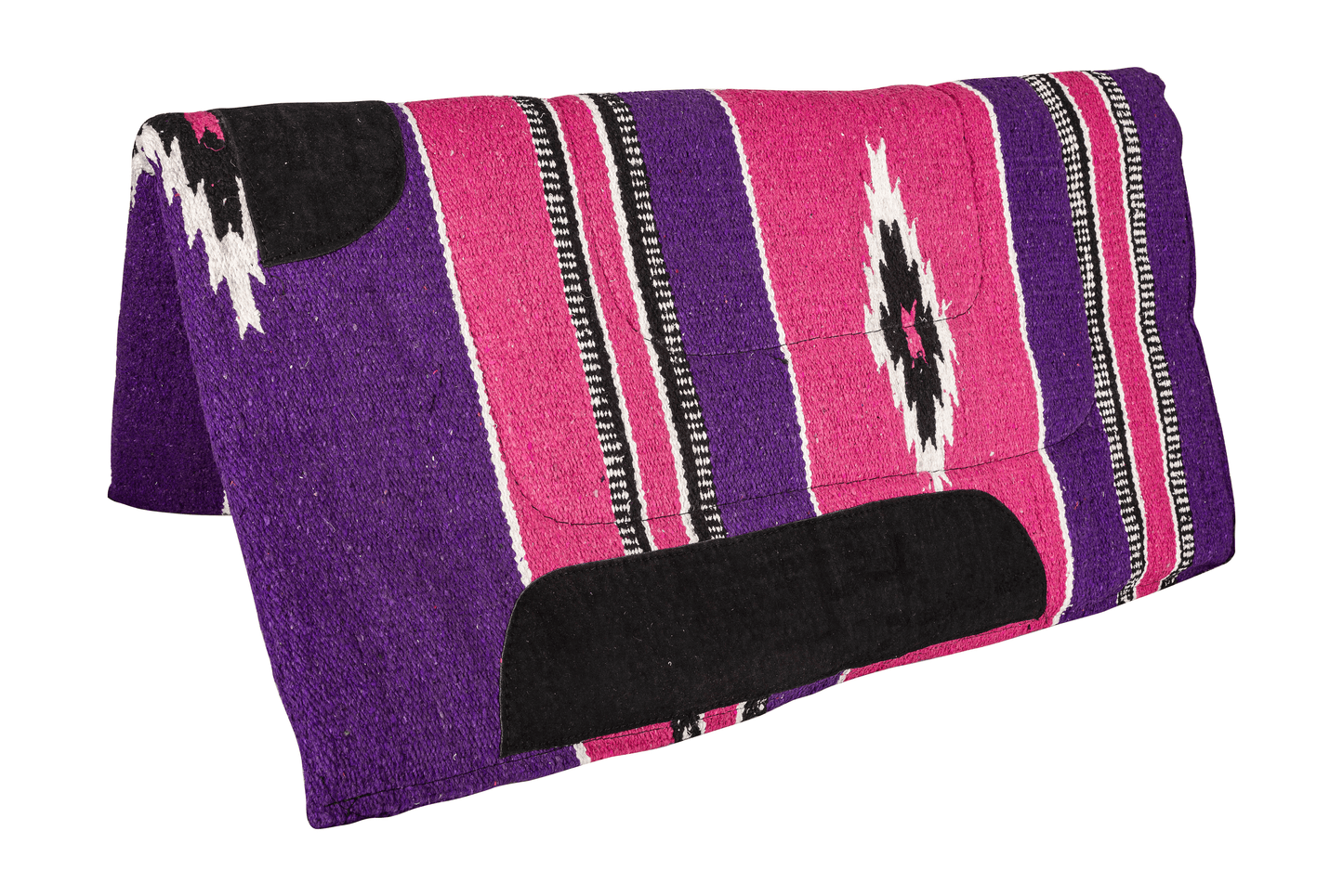 Tabelo Navajo Double Weave Saddle Pad with Felt Centre and Suede Reinforcement