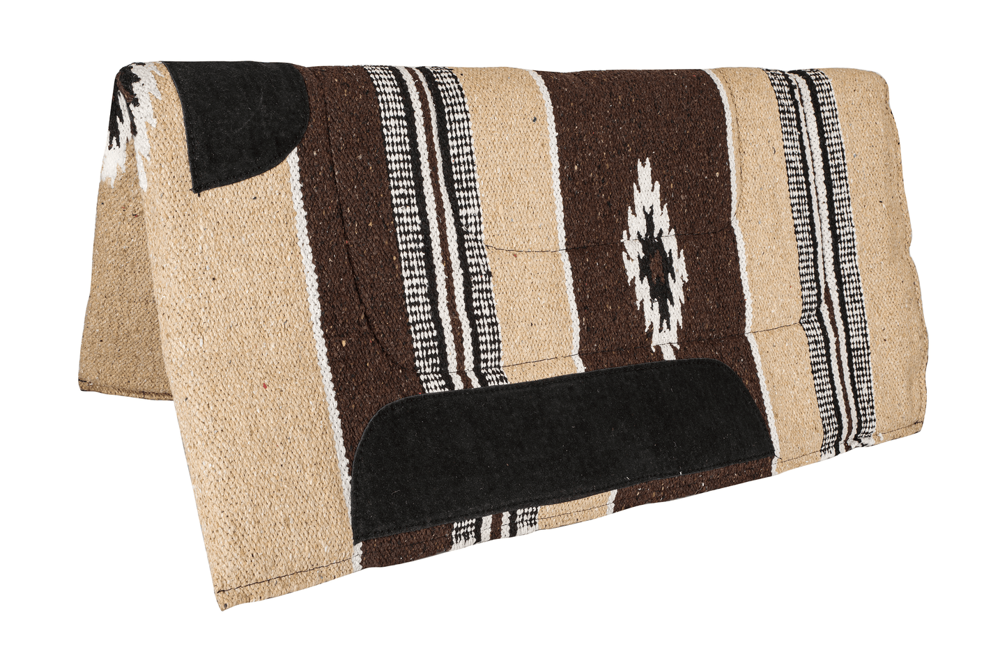 Tabelo Navajo Double Weave Saddle Pad with Felt Centre and Suede Reinforcement