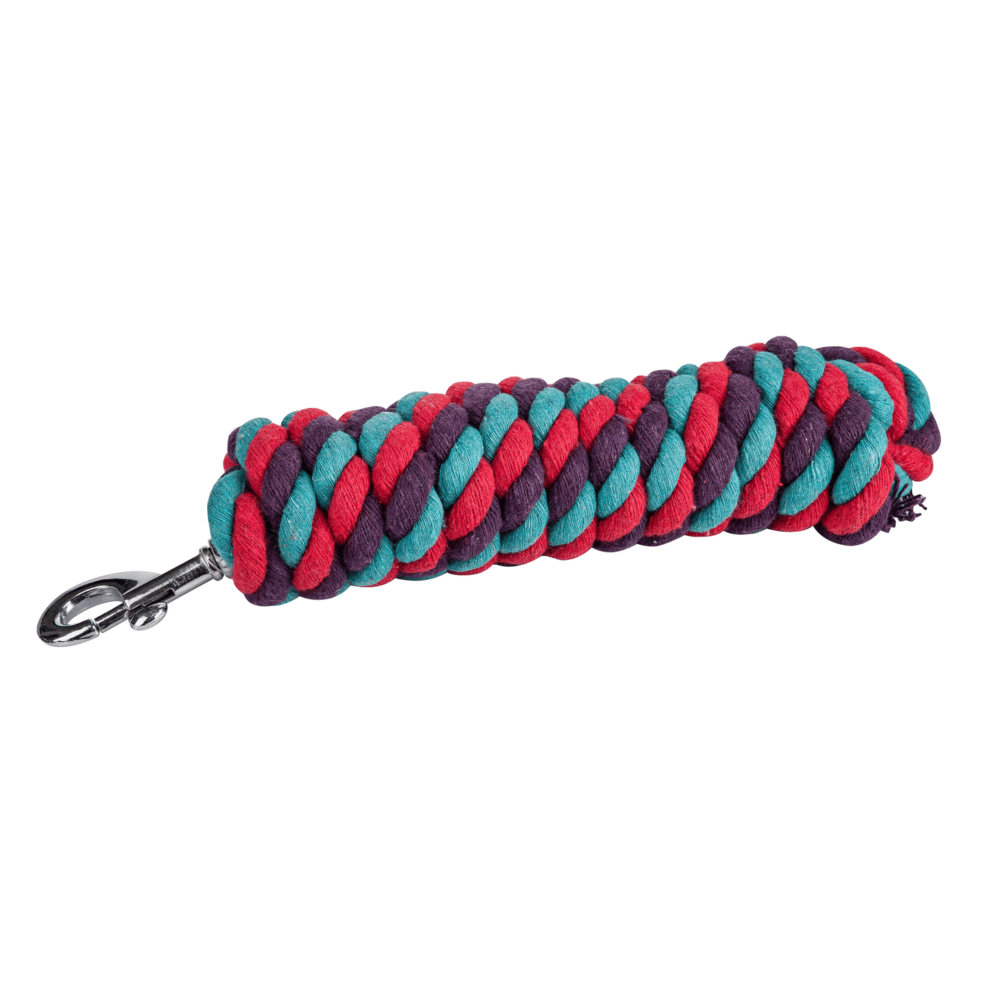 Tabelo Tri-Colour 5/8" x 9Ft Cotton Lead with Bolt Snap