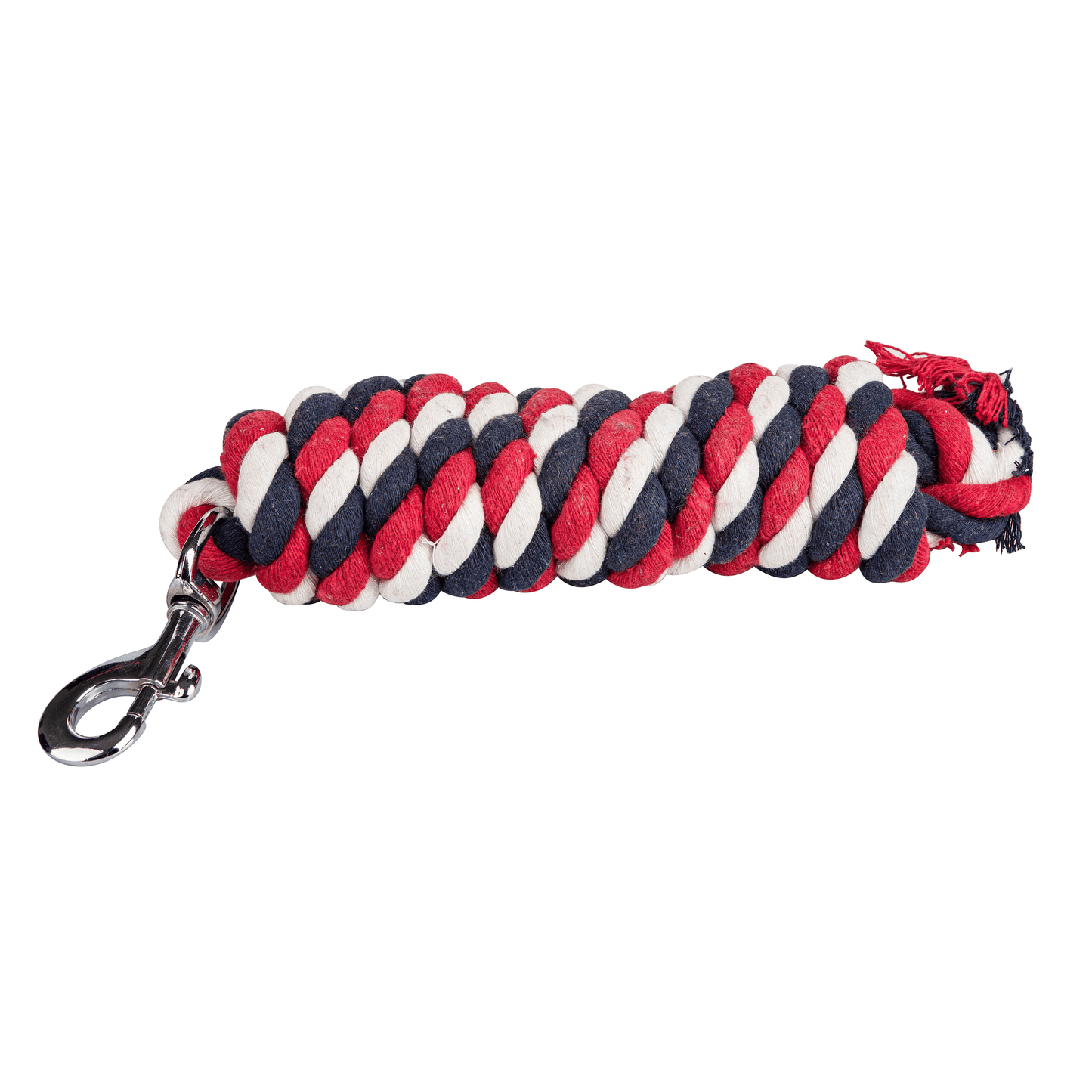 Tabelo Tri-Colour 5/8" x 9Ft Cotton Lead with Bolt Snap