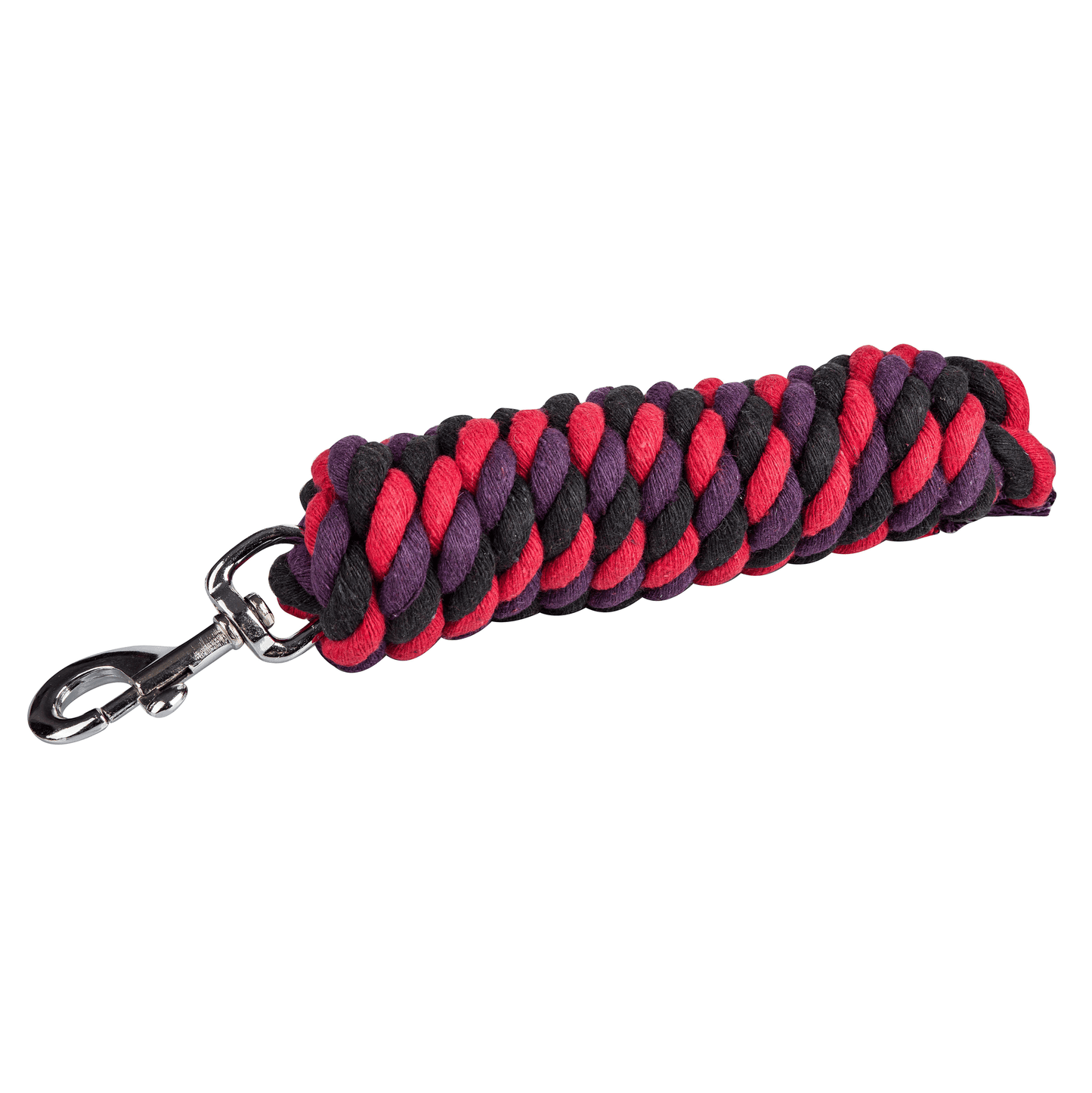 Tabelo Tri-Colour 5/8" x 9Ft Cotton Lead with Bolt Snap