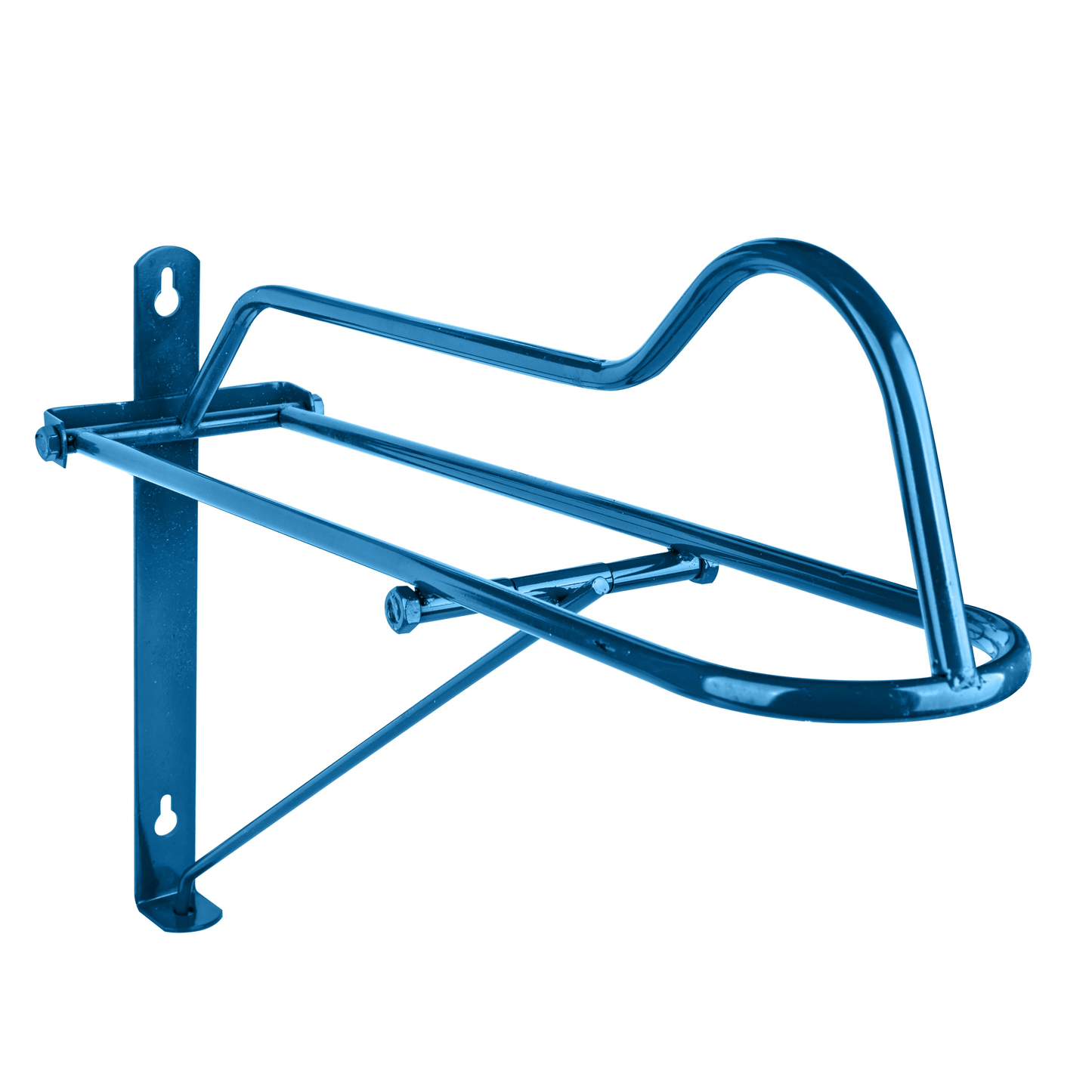 Tabelo Enamel Coated Folding Wall Saddle Rack with Gullet Support